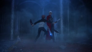 Rating: Safe Score: 77 Tags: animated artist_unknown effects fate_series fate/stay_night_unlimited_blade_works_(2014) fighting sparks User: Kazuradrop