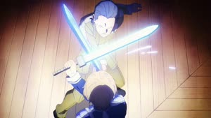 Rating: Safe Score: 92 Tags: animated effects fighting shota_goshozono smears sparks sword_art_online_alicization sword_art_online_series User: KamKKF
