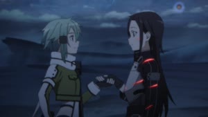 Rating: Safe Score: 89 Tags: animated artist_unknown black_and_white character_acting effects explosions sword_art_online_ii sword_art_online_series User: Kazuradrop