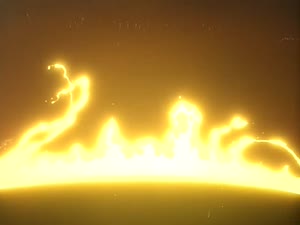 Rating: Safe Score: 57 Tags: animated creatures effects fire hi_no_tori:_houou-hen hi_no_tori_series presumed yoshinori_kanada User: dragonhunteriv