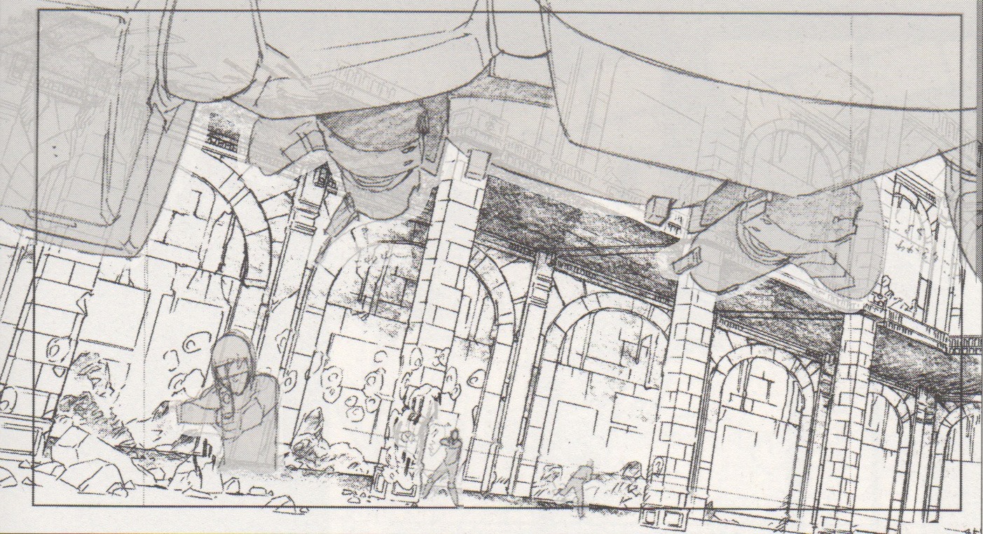 artist_unknown ghost_in_the_shell ghost_in_the_shell_series layout mecha production_materials
