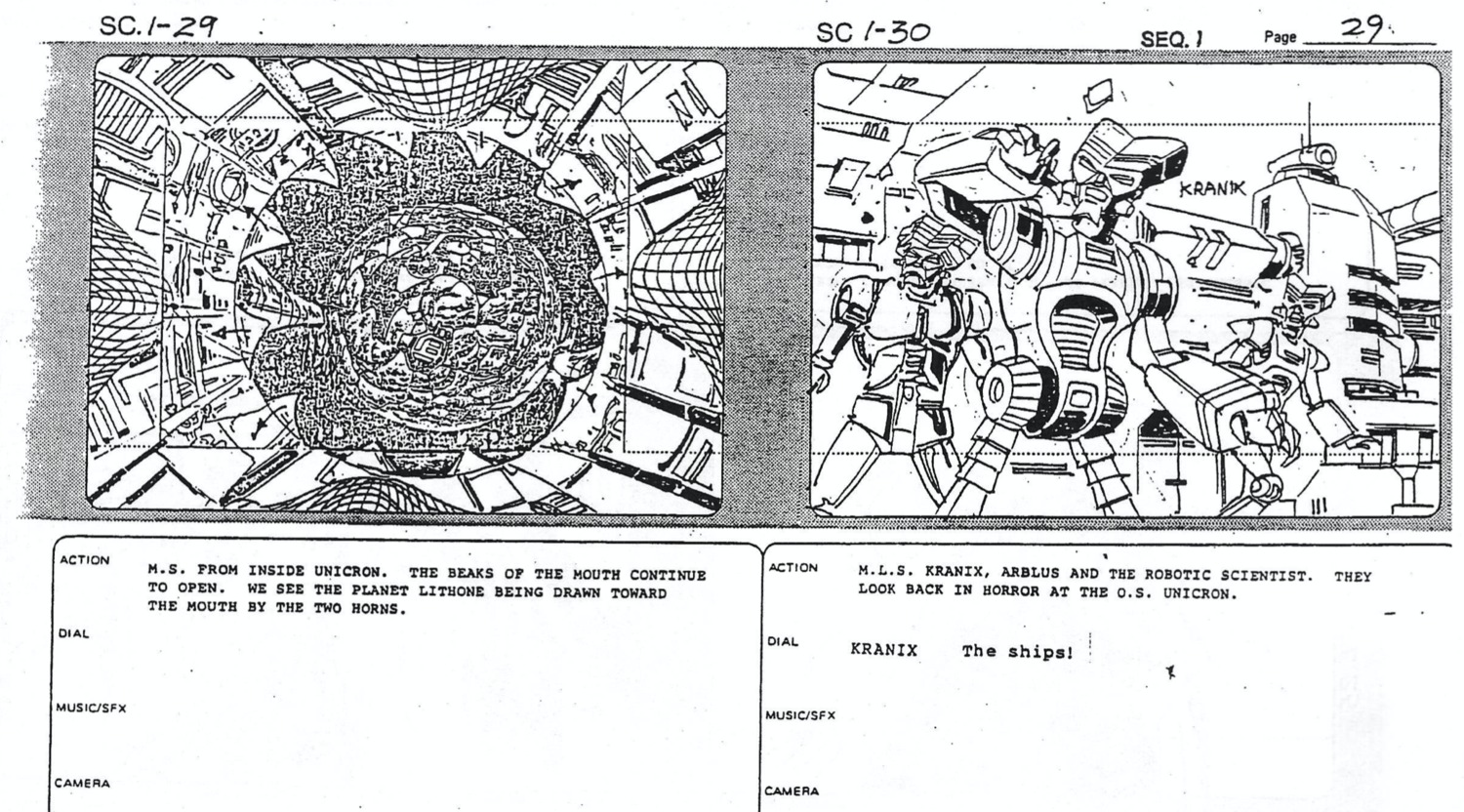 peter_chung production_materials storyboard transformers_series transformers_the_movie