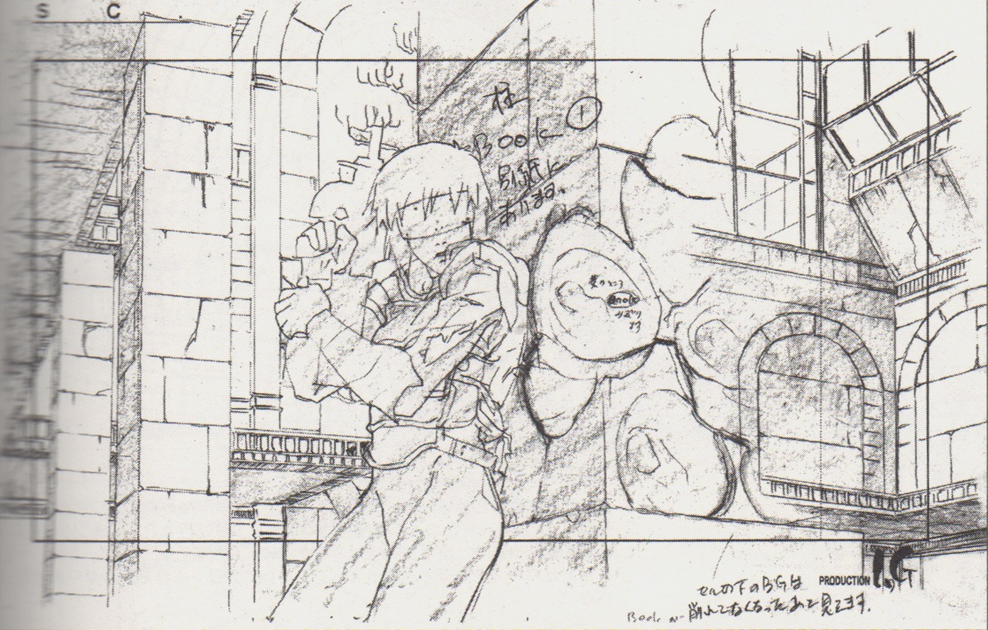 genga ghost_in_the_shell ghost_in_the_shell_series layout mitsuo_iso production_materials
