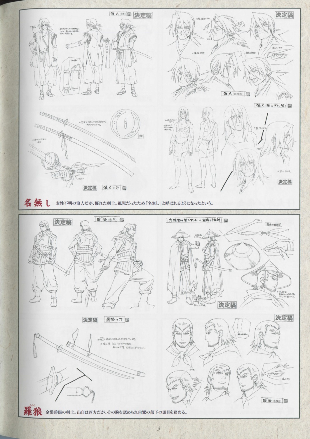character_design production_materials settei sword_of_the_stranger tsunenori_saito