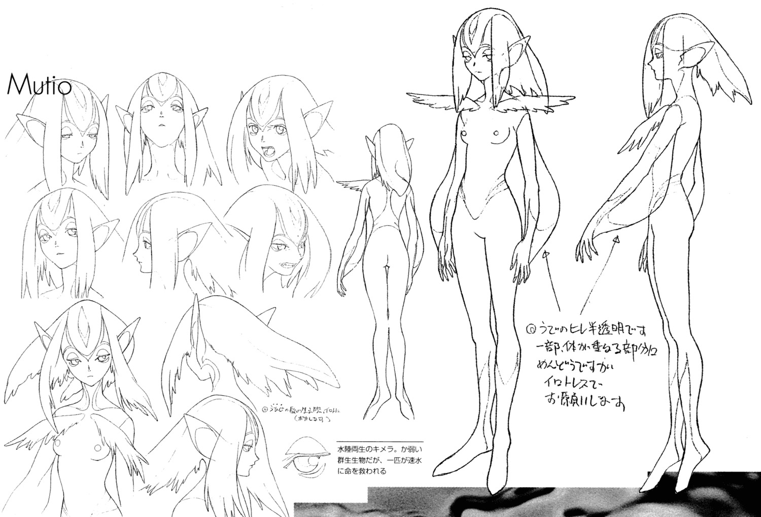 artist_unknown blue_submarine_no_6 character_design creatures production_materials settei