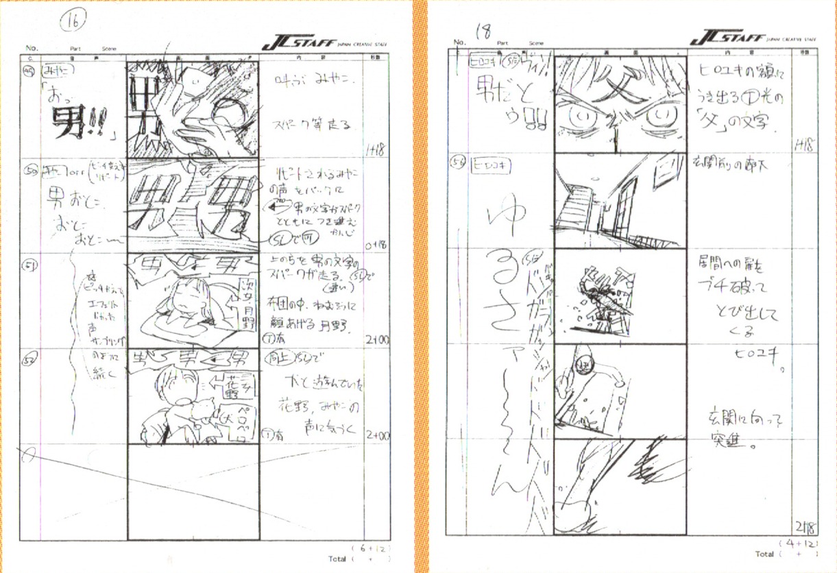 hiroyuki_imaishi his_and_her_circumstances production_materials storyboard