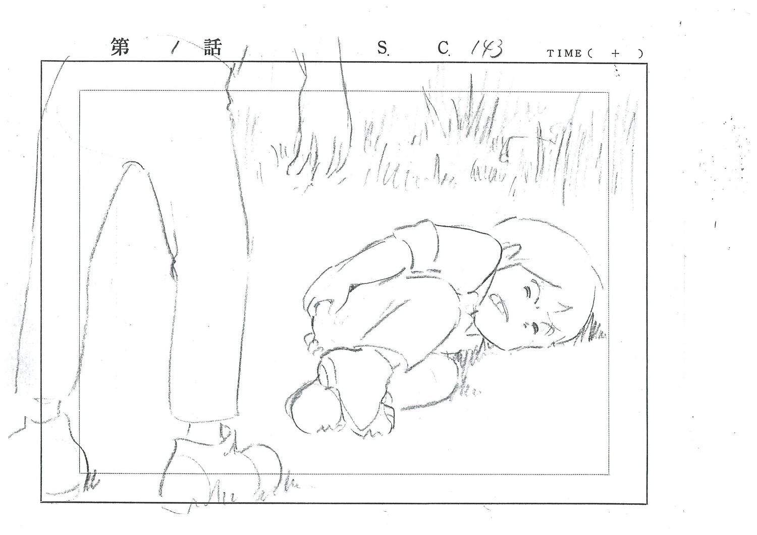 haha_wo_tazunete_sanzenri hayao_miyazaki layout production_materials