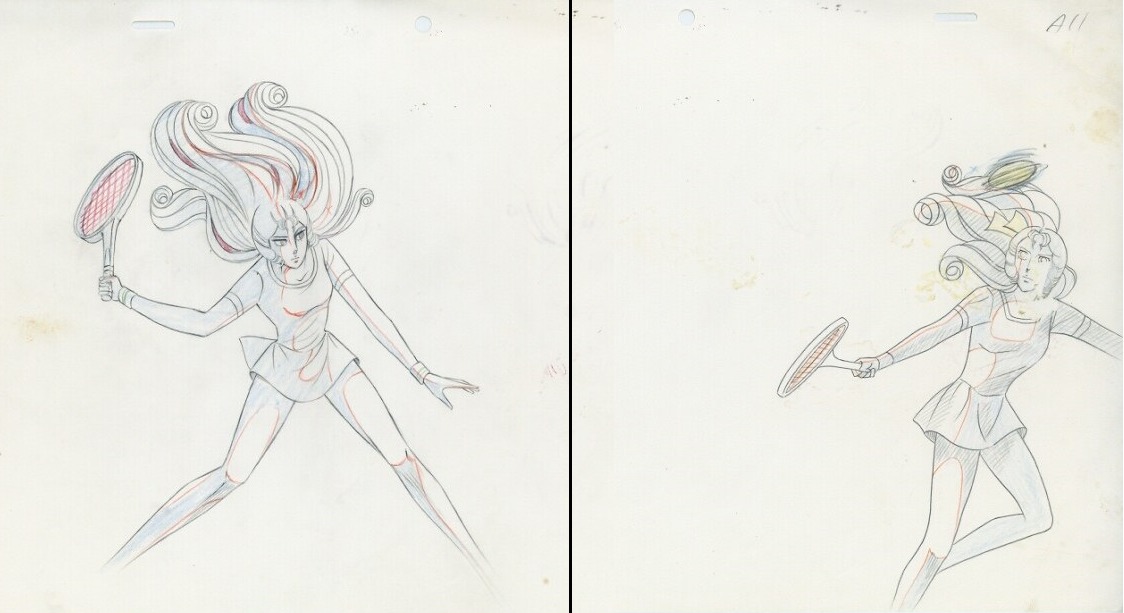 ace_wo_nerae!_(1979) ace_wo_nerae!_series artist_unknown douga production_materials