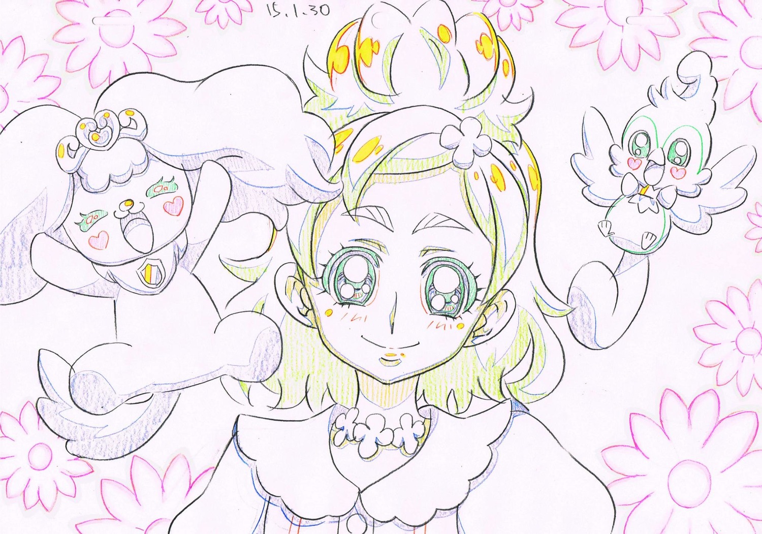 go!_princess_precure illustration nishiki_itaoka precure