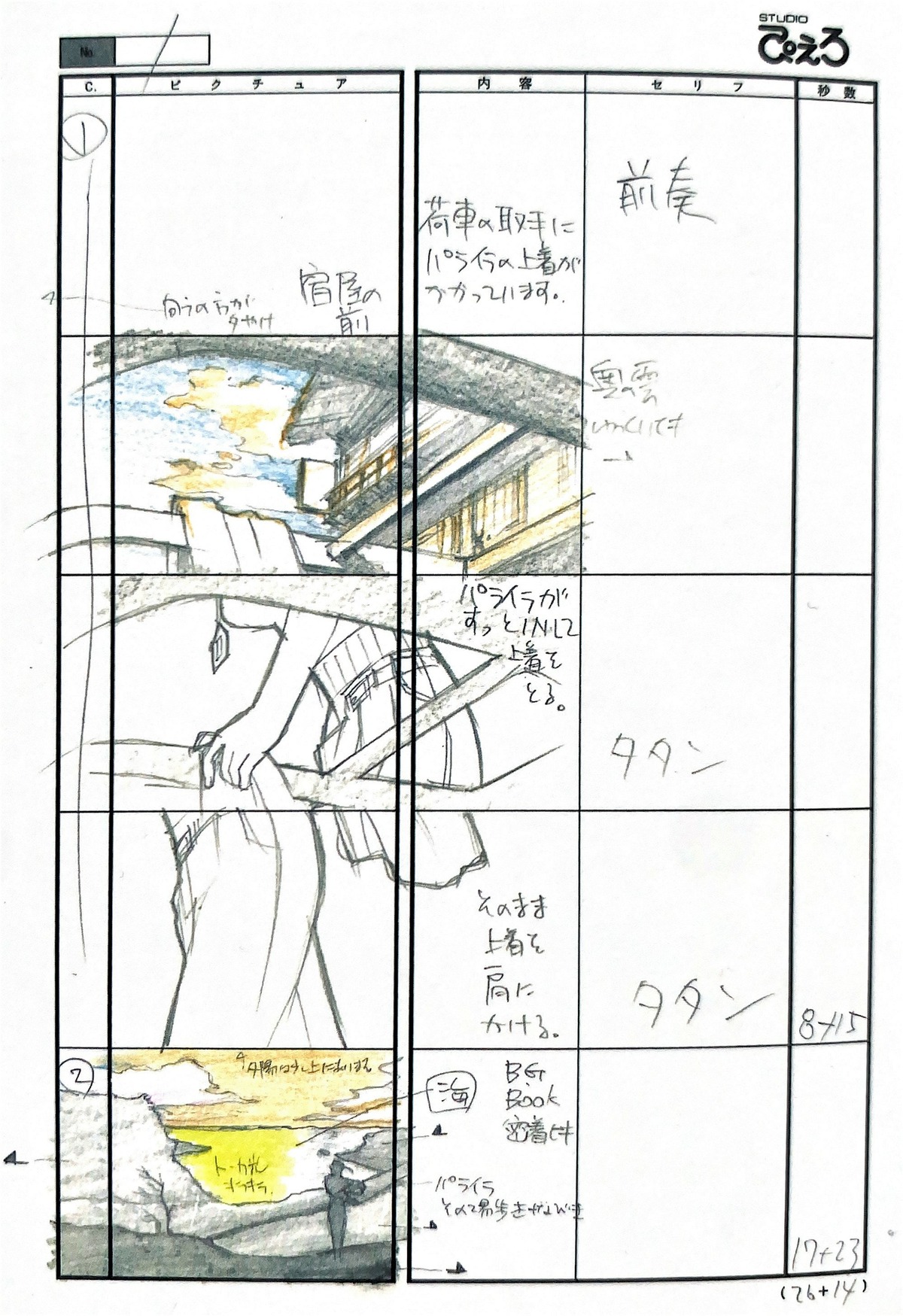 masashi_ishihama production_materials storyboard tenamonya_voyagers