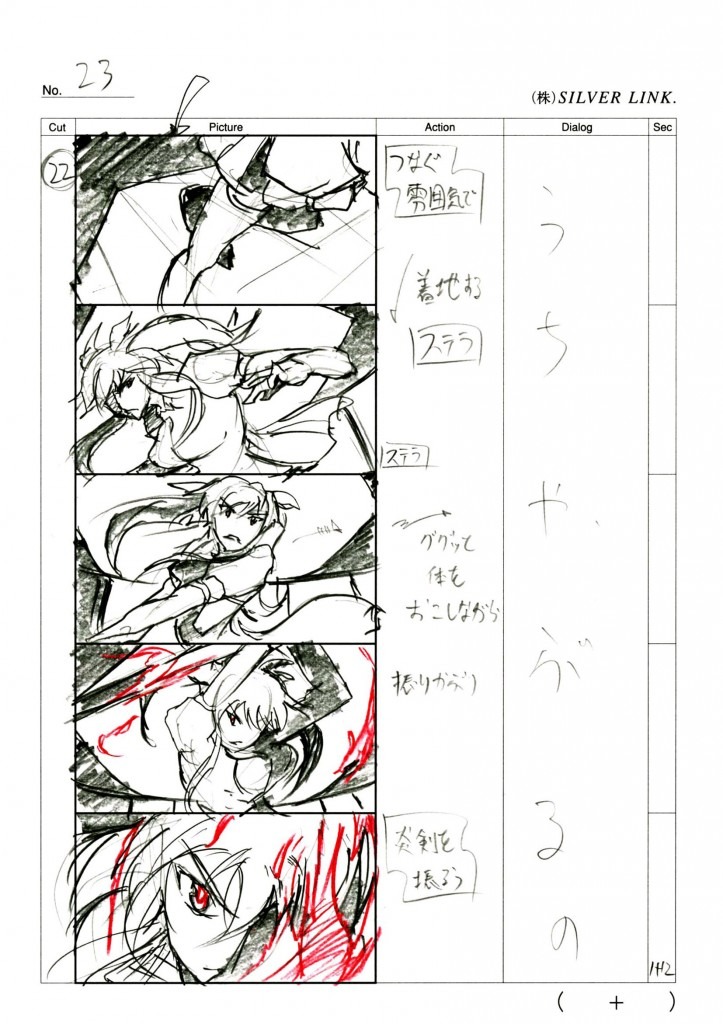 production_materials rakudai_kishi_no_cavalry shin_oonuma storyboard