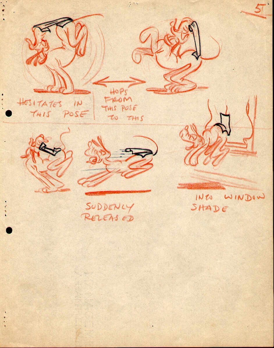 mickey_mouse norm_ferguson playful_pluto production_materials settei storyboard western