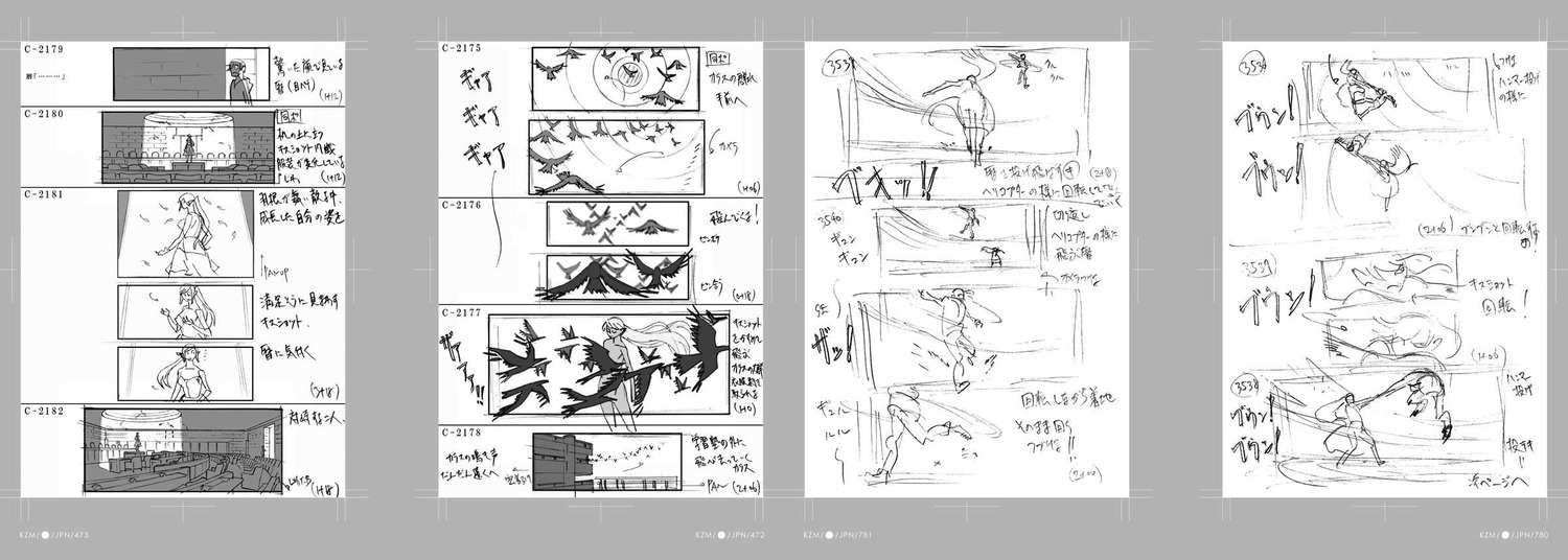 kizumonogatari monogatari_series production_materials storyboard tatsuya_oishi