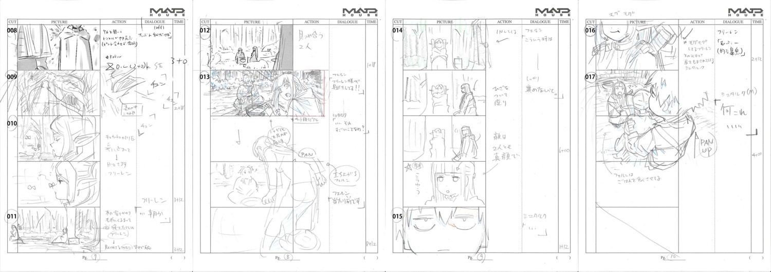 naoto_uchida production_materials sousou_no_frieren storyboard