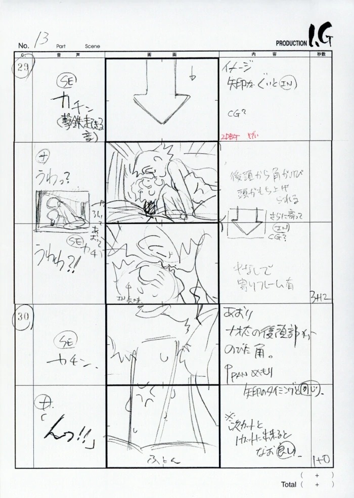flcl hiroyuki_imaishi presumed production_materials storyboard
