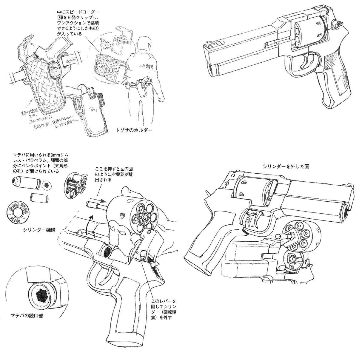 ghost_in_the_shell_series mechanical_design mitsuo_iso production_materials settei