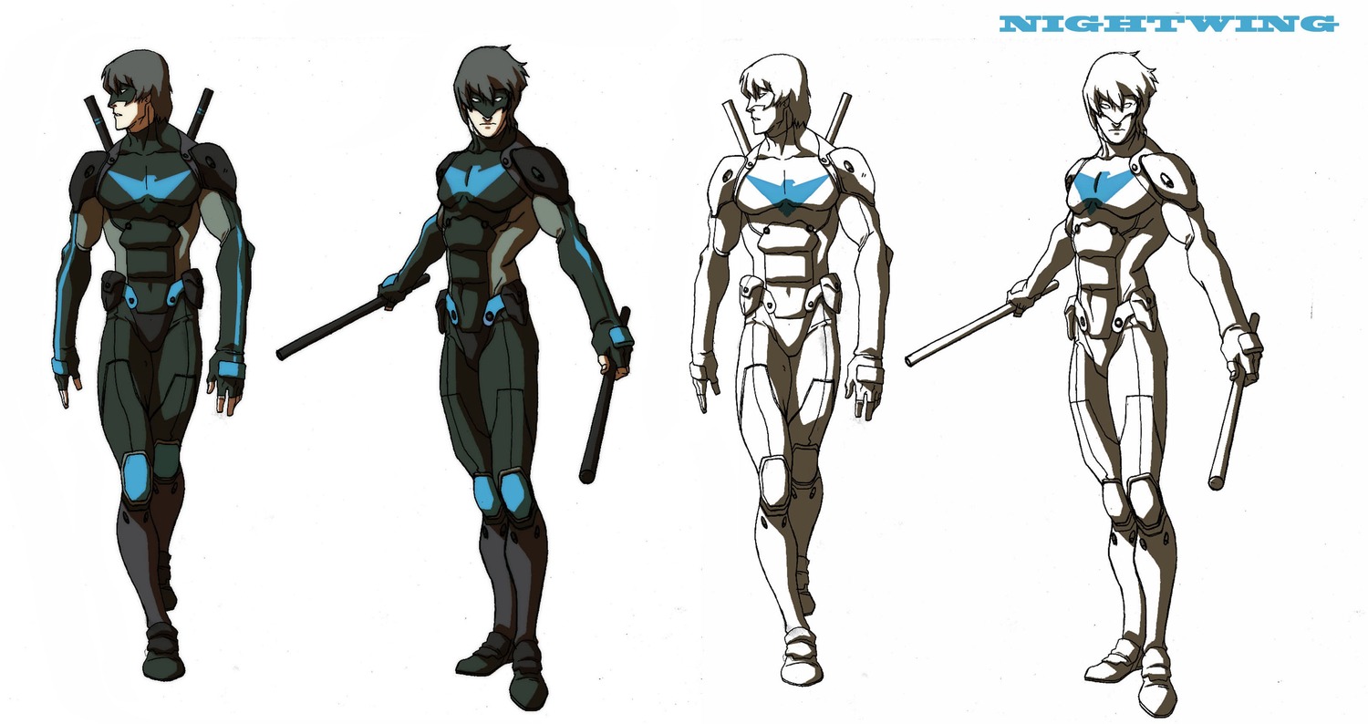 batman character_design concept_art ki_hyun_ryu nightwing_(scrapped_series) production_materials settei western