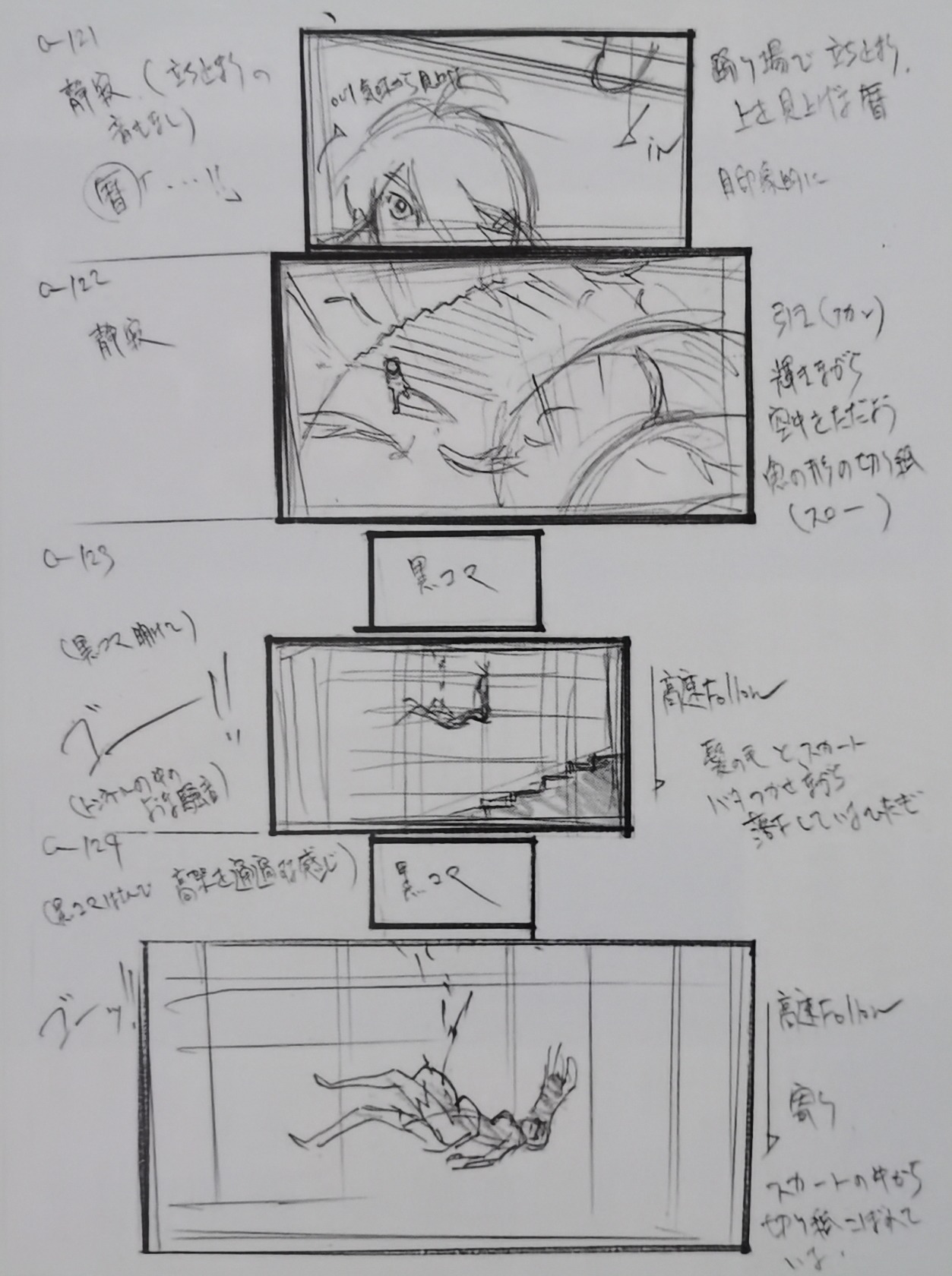 bakemonogatari monogatari_series production_materials storyboard tatsuya_oishi