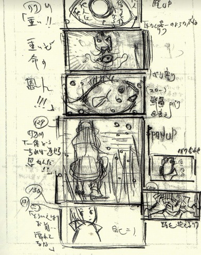 akiyuki_shinbo arakawa_under_the_bridge production_materials storyboard