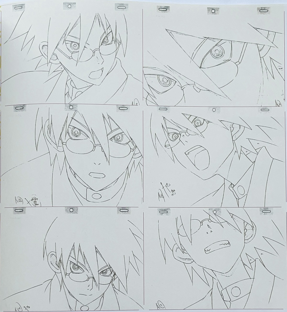 artist_unknown genga production_materials sayonara_zetsubou_sensei zoku_sayonara_zetsubou_sensei