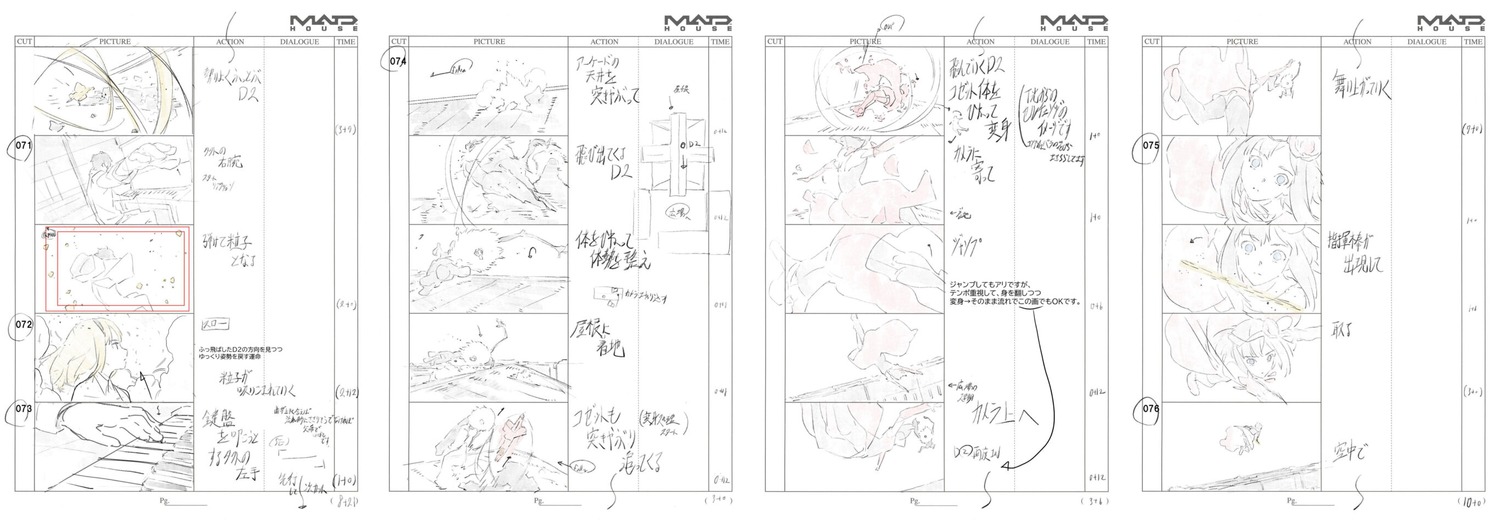 production_materials storyboard takahiro_miura takt_op._destiny
