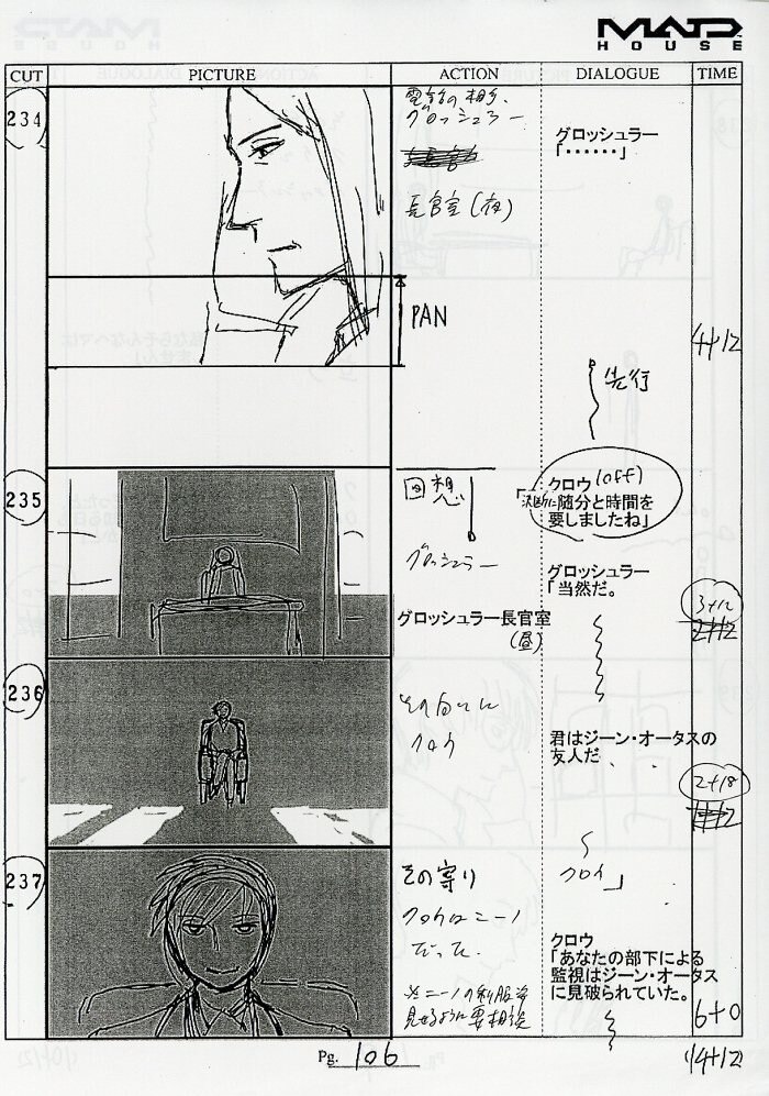 acca:_13_ku_kansatsu_ka production_materials shingo_natsume storyboard